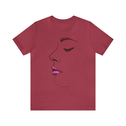 A t-shirt featuring a powerful and determined woman, ready to take on any challenge. She stands tall with confidence, radiating strength and resilience.