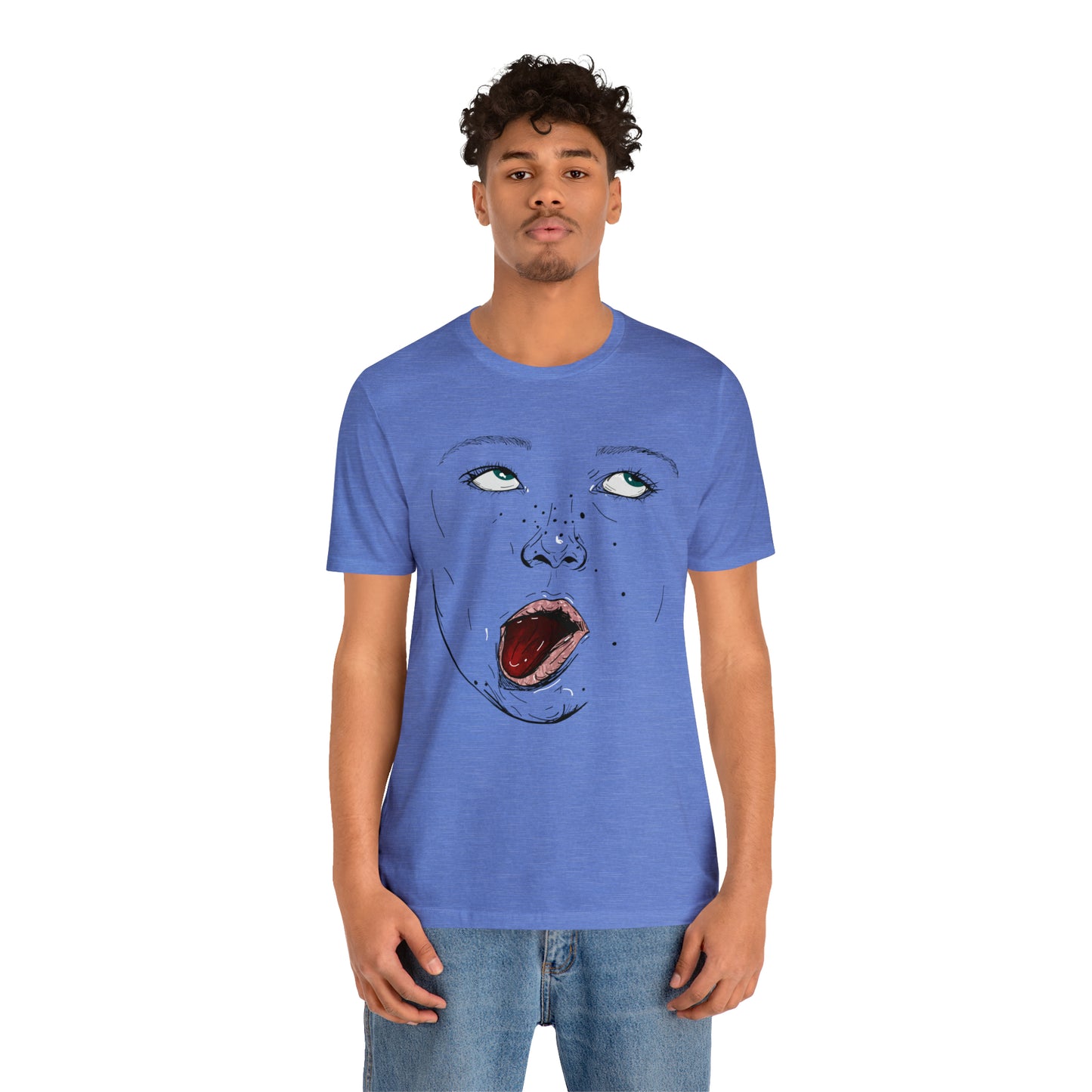 Funny Face Unisex Cotton Tshirt