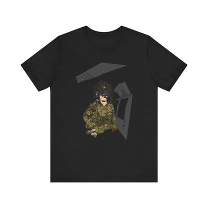 Camouflage Graphic Unisex Tee - Military-Inspired Casual Wear