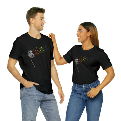 Rainbow Dandelion Unisex Heavy Cotton Tee