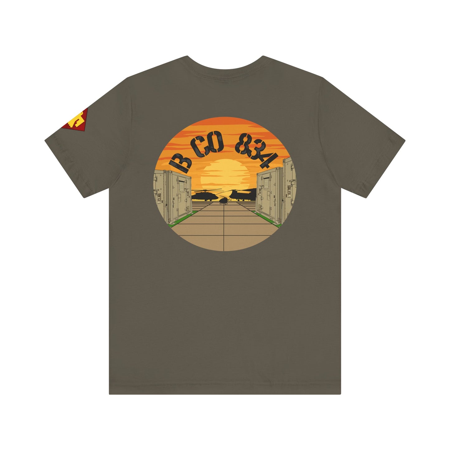 Back Design B CO 834 + Thunderbird Patch Sleeve