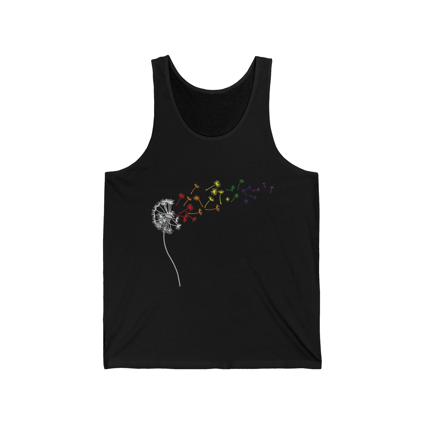 Rainbow Dandelion Unisex Tank