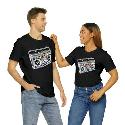 Rainbow Boombox Unisex Heavy Cotton Tee