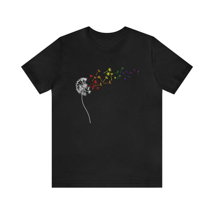 Rainbow Dandelion Unisex Heavy Cotton Tee