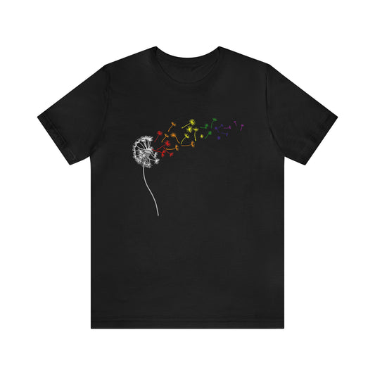 Rainbow Dandelion Unisex Heavy Cotton Tee