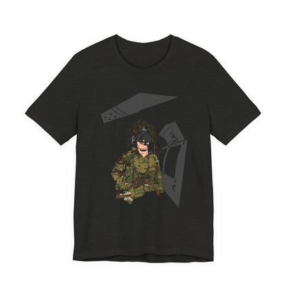 Camouflage Graphic Unisex Tee - Military-Inspired Casual Wear