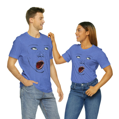 Funny Face Unisex Cotton Tshirt