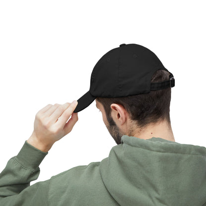 Unisex Distressed Cap, Vintage Black Baseball Hat, Casual Everyday Wear, Gift for Him/Her, Urban Fashion Accessory