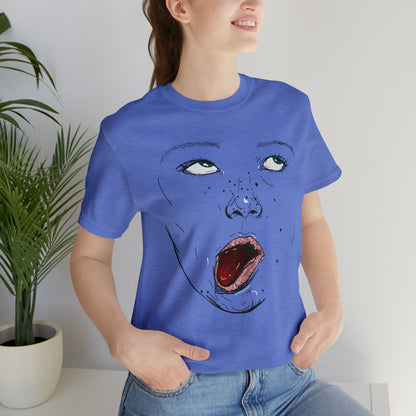 Funny Face Unisex Cotton Tshirt