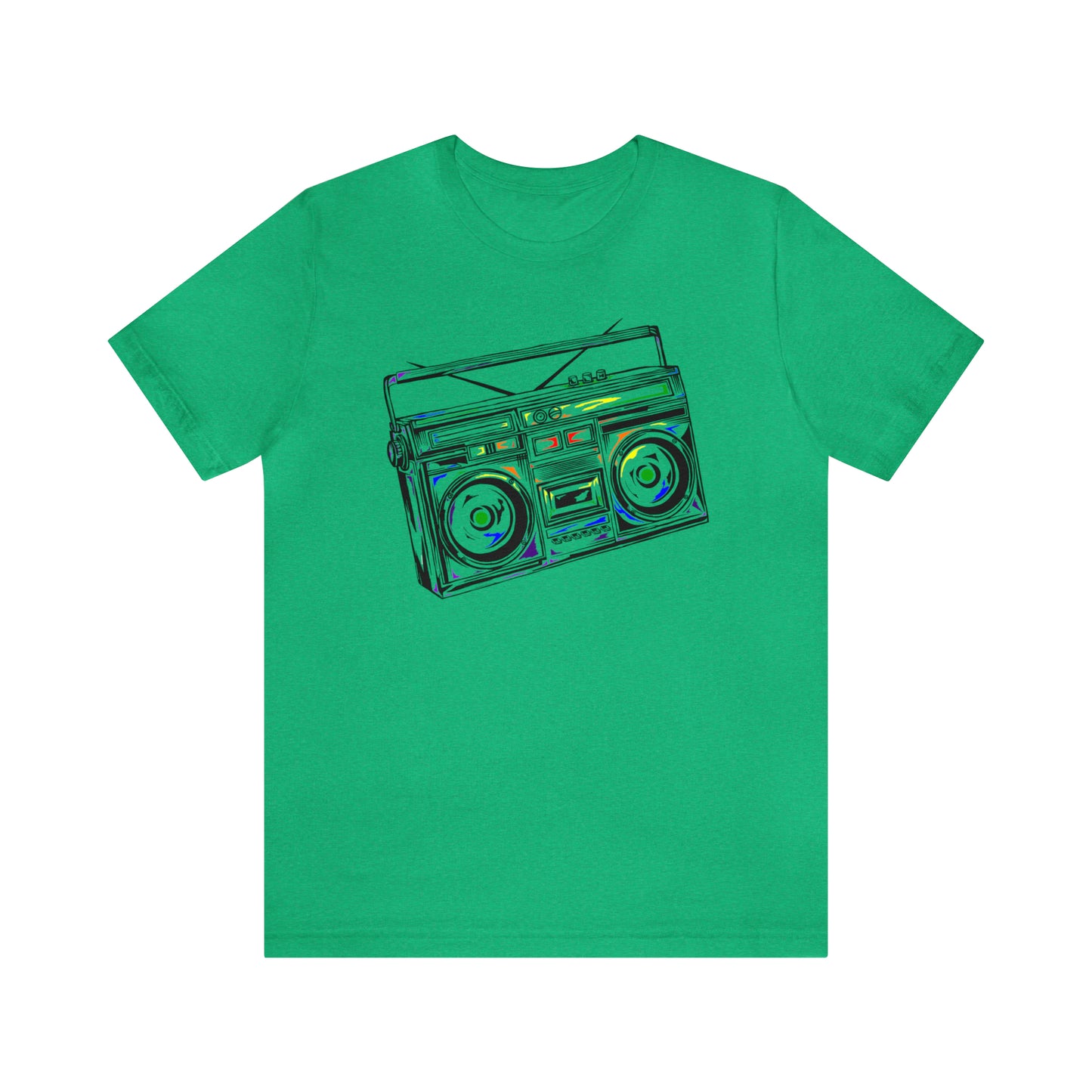 Rainbow Boombox Unisex Heavy Cotton Tee