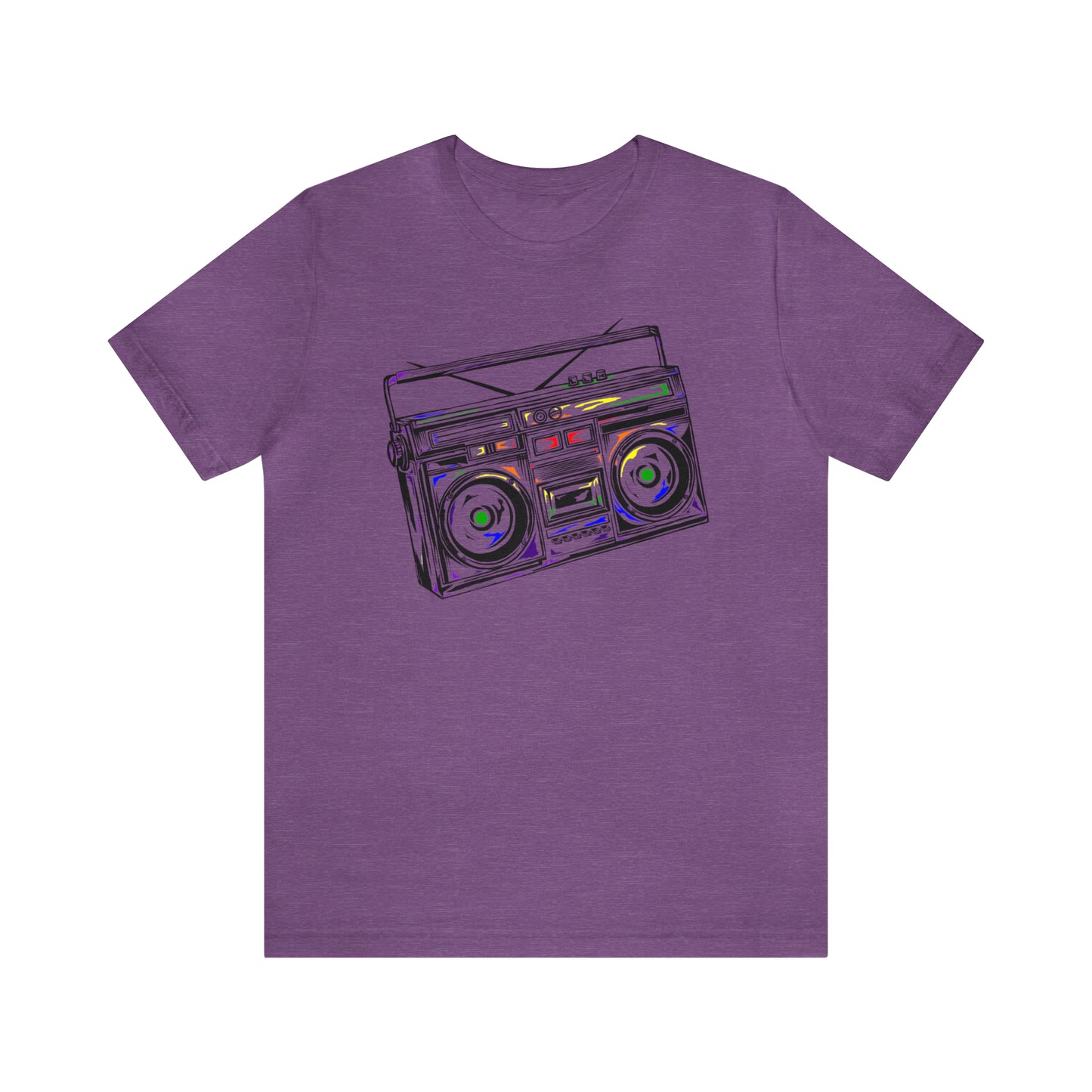 Rainbow Boombox Unisex Heavy Cotton Tee