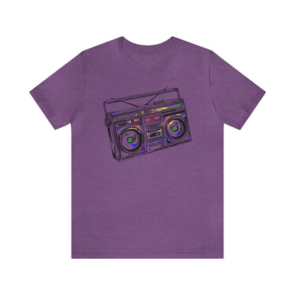 Rainbow Boombox Unisex Heavy Cotton Tee