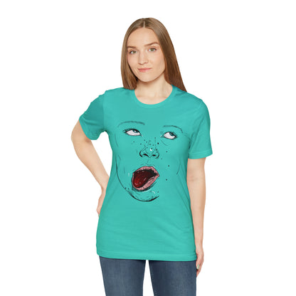 Funny Face Unisex Cotton Tshirt