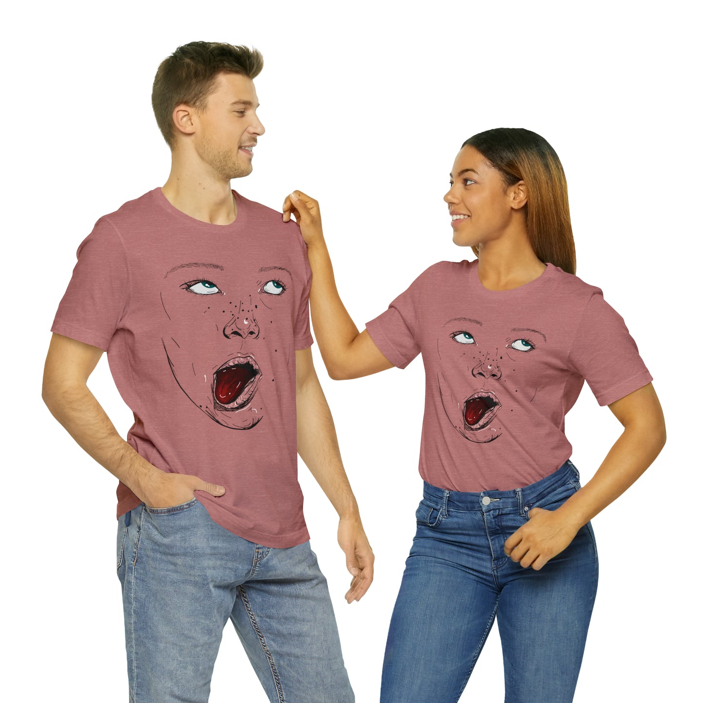 Funny Face Unisex Cotton Tshirt