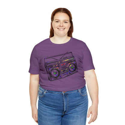 Rainbow Boombox Unisex Heavy Cotton Tee