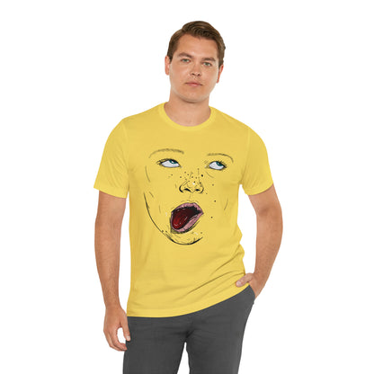 Funny Face Unisex Cotton Tshirt