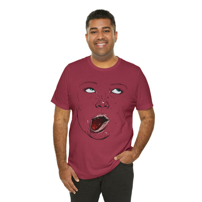 Funny Face Unisex Cotton Tshirt