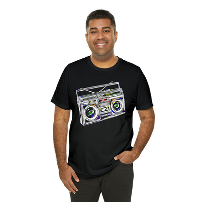 Rainbow Boombox Unisex Heavy Cotton Tee