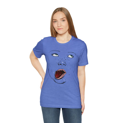 Funny Face Unisex Cotton Tshirt