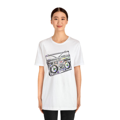 Rainbow Boombox Unisex Heavy Cotton Tee