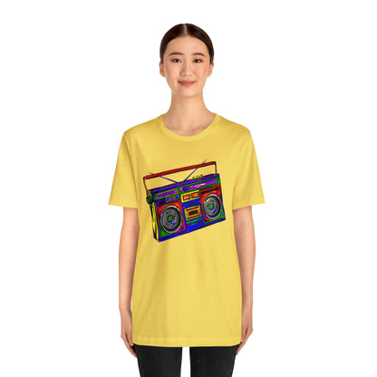 Rainbow Full Color Boombox Unisex Heavy Cotton Tee