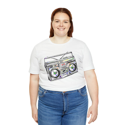 Rainbow Boombox Unisex Heavy Cotton Tee