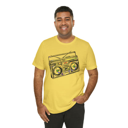 Rainbow Boombox Unisex Heavy Cotton Tee