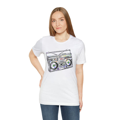 Rainbow Boombox Unisex Heavy Cotton Tee