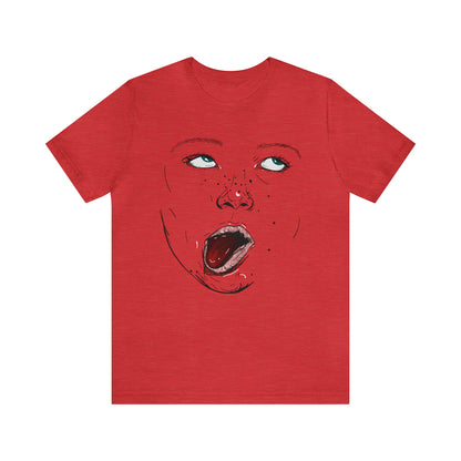 Funny Face Unisex Cotton Tshirt