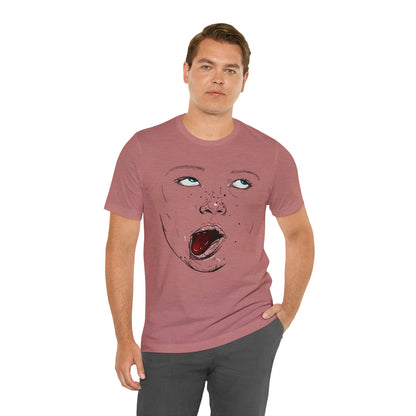 Funny Face Unisex Cotton Tshirt