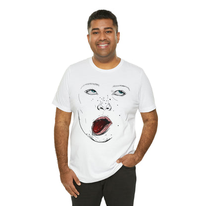 Funny Face Unisex Cotton Tshirt