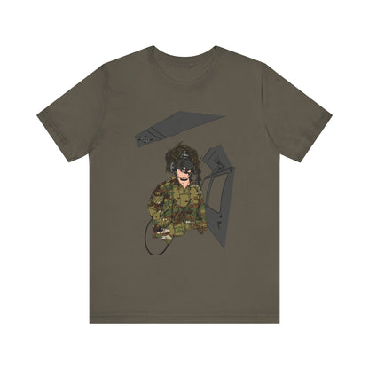 Camouflage Graphic Unisex Tee - Military-Inspired Casual Wear