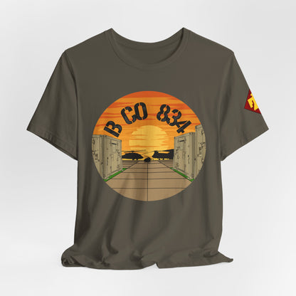 Front Design B CO 834 + Thunderbird Patch Sleeve