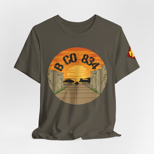 Front Design B CO 834 + Thunderbird Patch Sleeve
