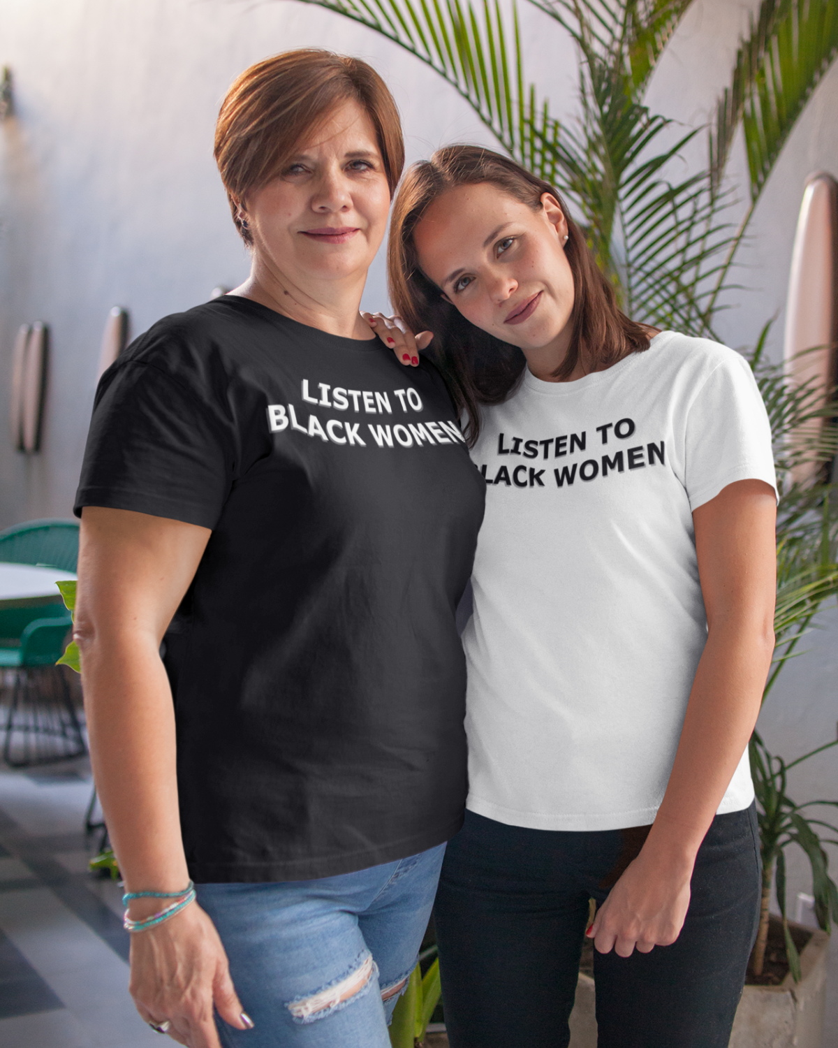 “Listen to Black Women” Unisex T-Shirt